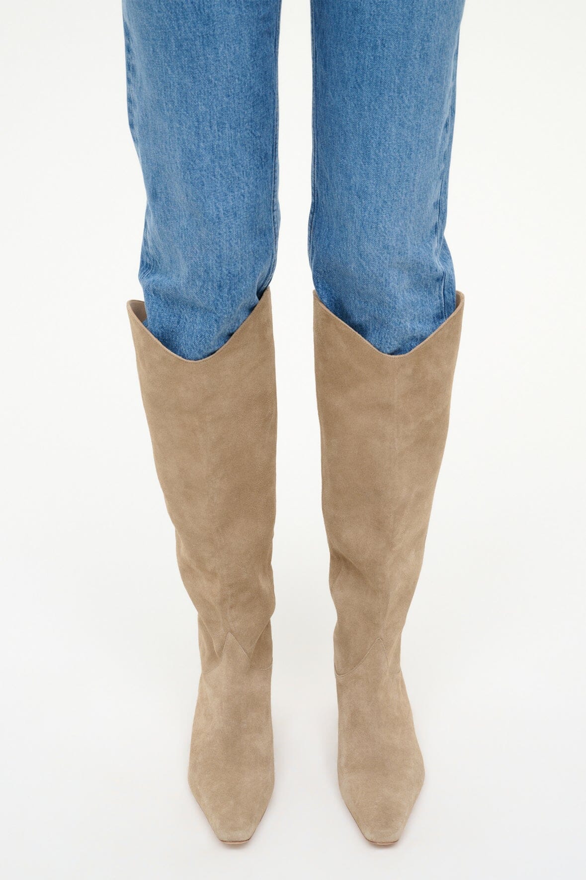 WESTERN WALLY BOOT | DUNE SUEDE