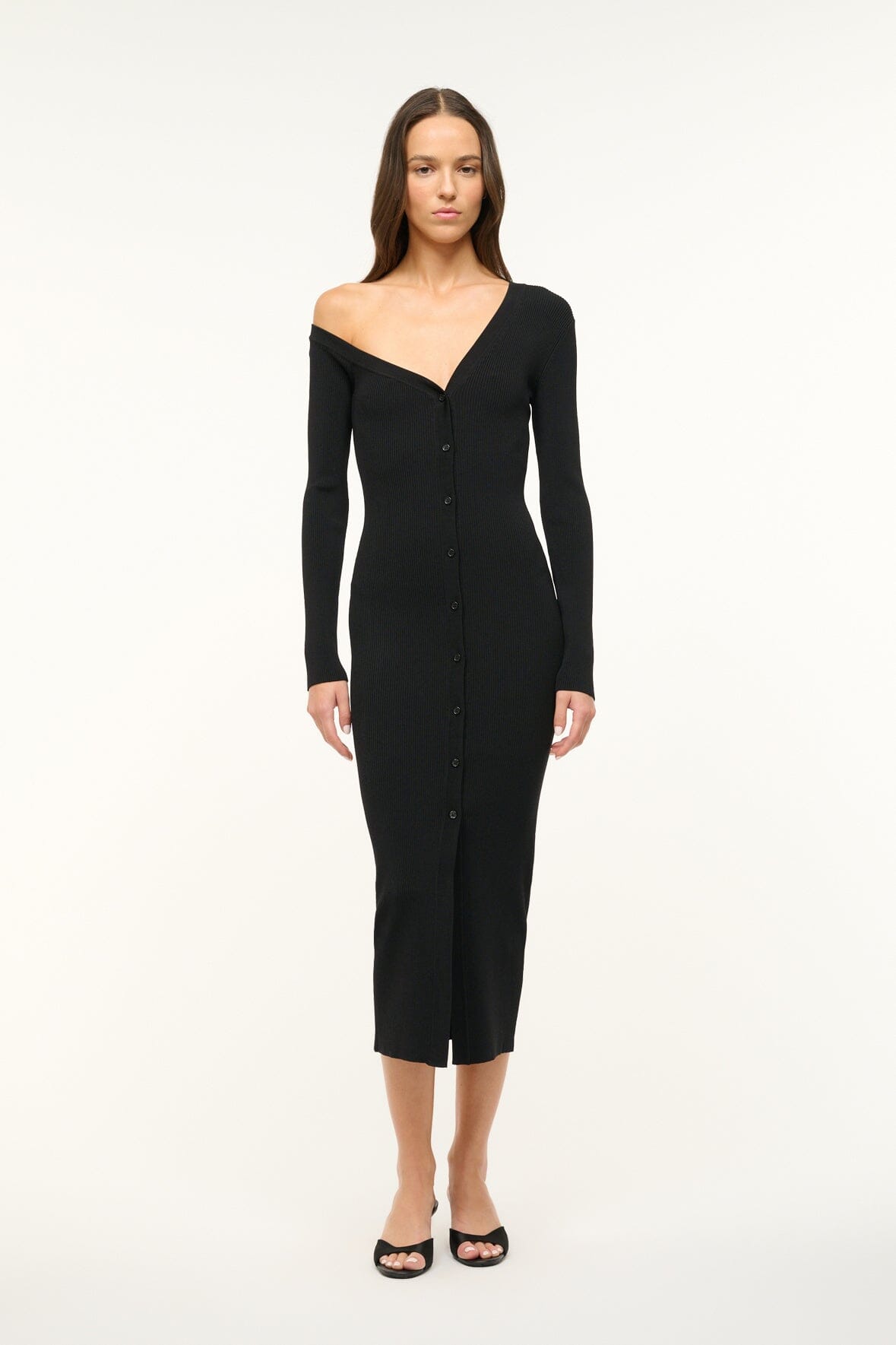 CRAFTSMAN SWEATER DRESS | BLACK
