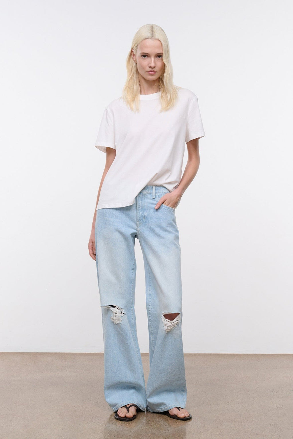 GUS DISTRESSED RELAXED JEAN | SALT WASH