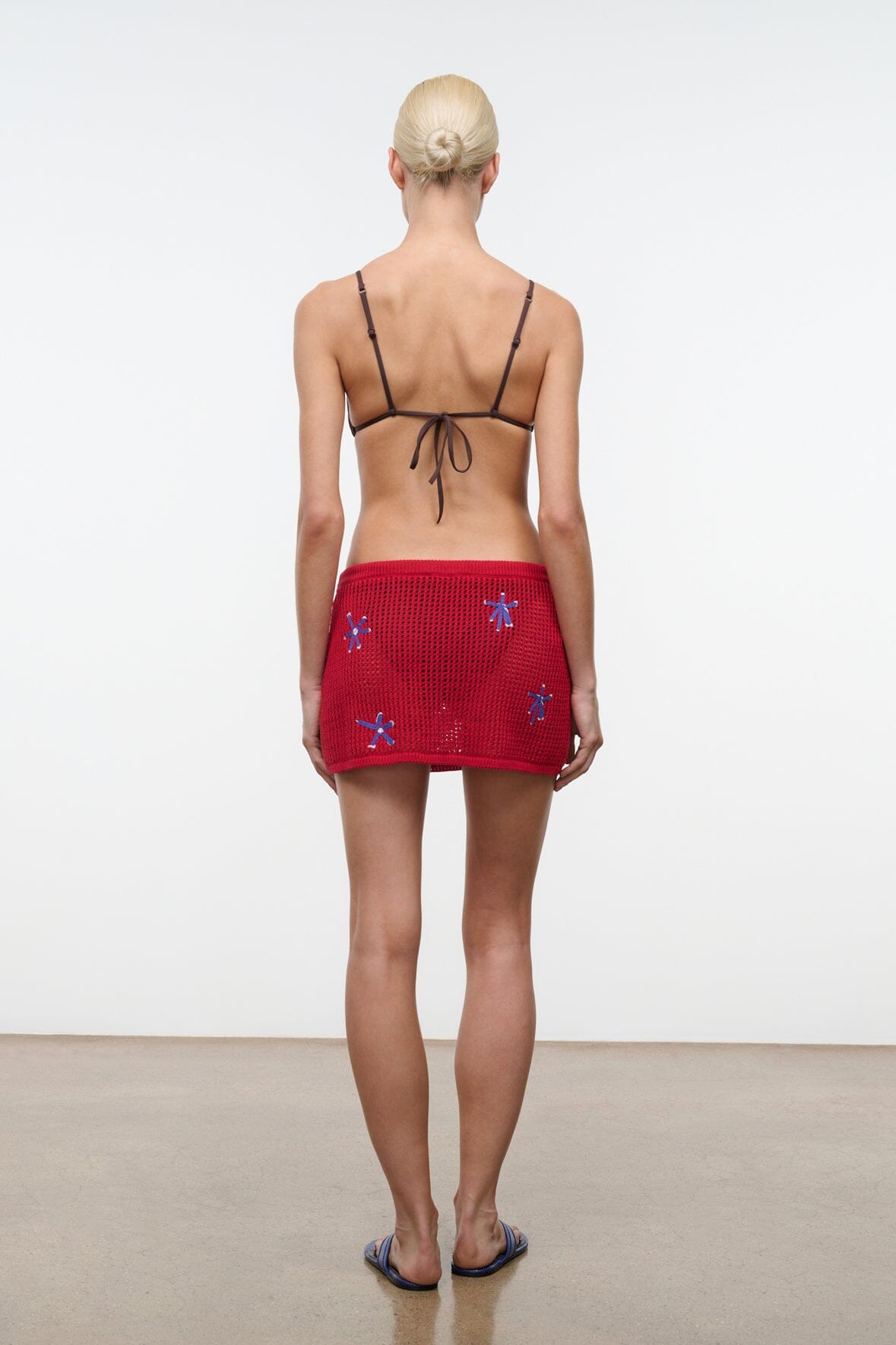 ZYA MINI SKIRT | PAINTED FOULARD