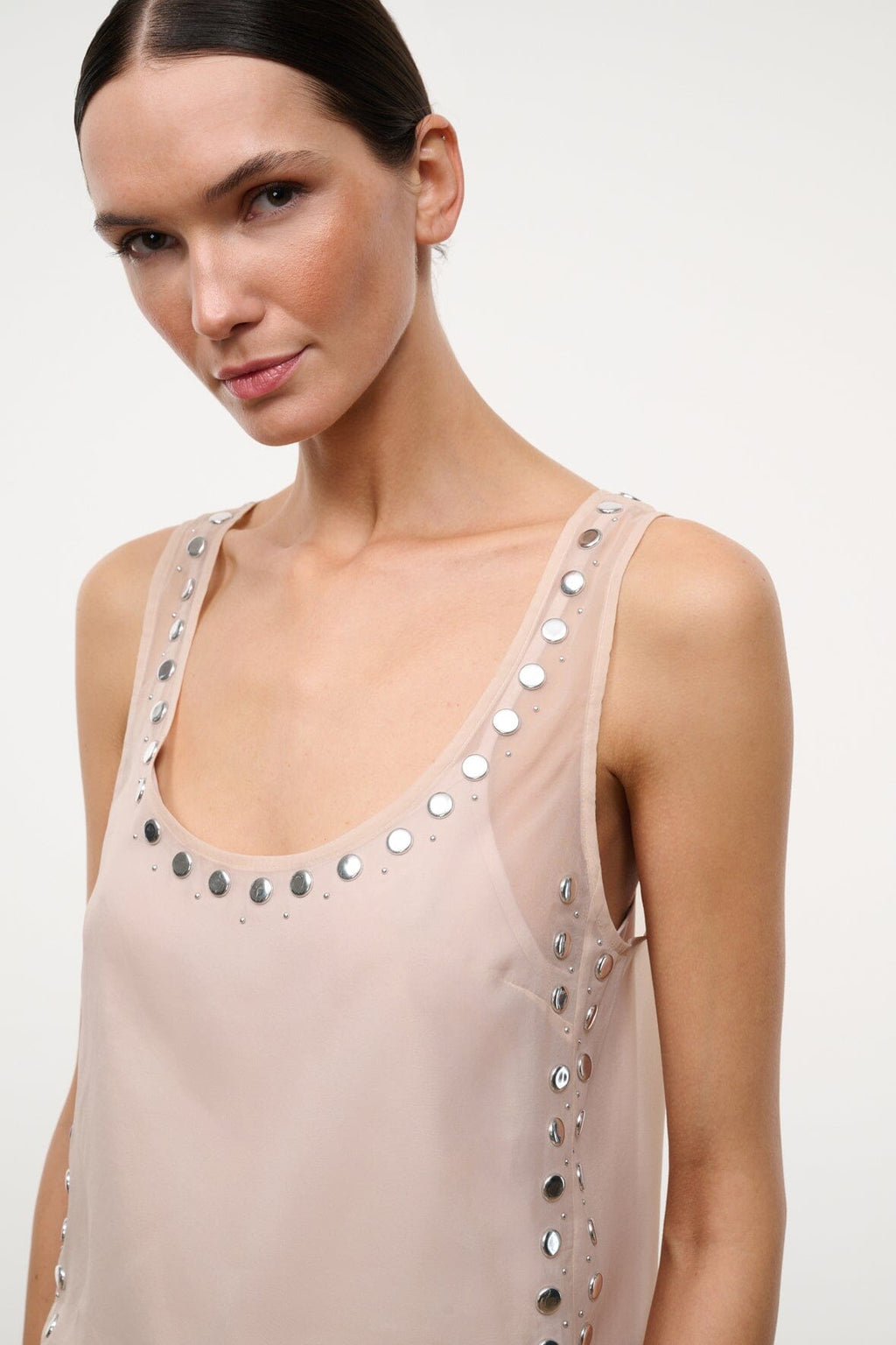 CARA TOP | FLAX STUDS