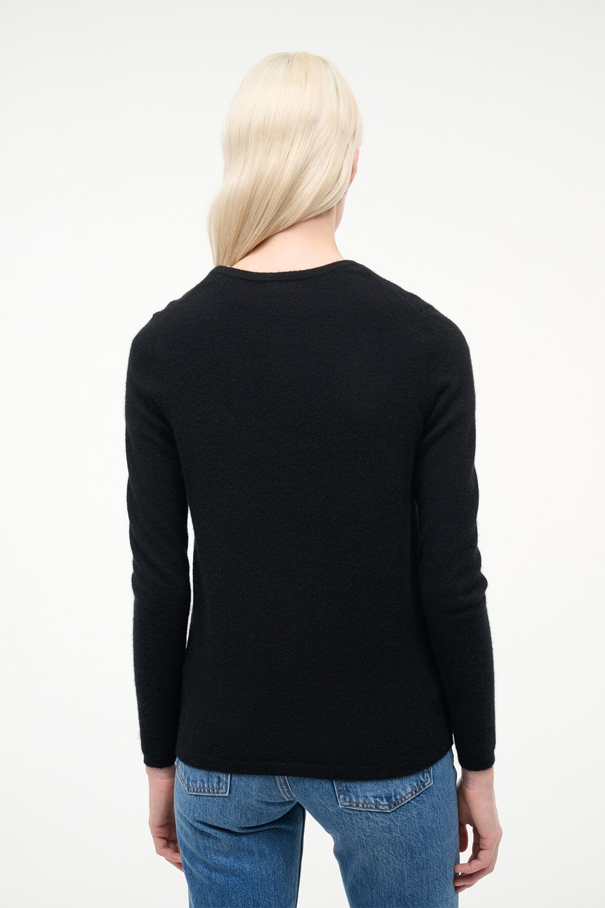 MIDNIGHT CASHMERE CARDIGAN | BLACK