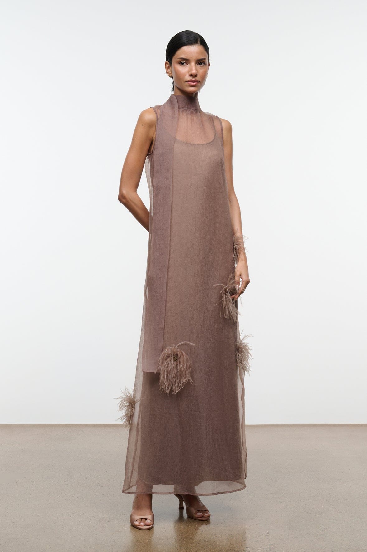 ALBEE DRESS | TRUFFLE