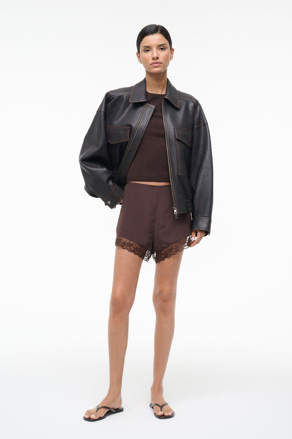 VON SILK SHORT | EARTH