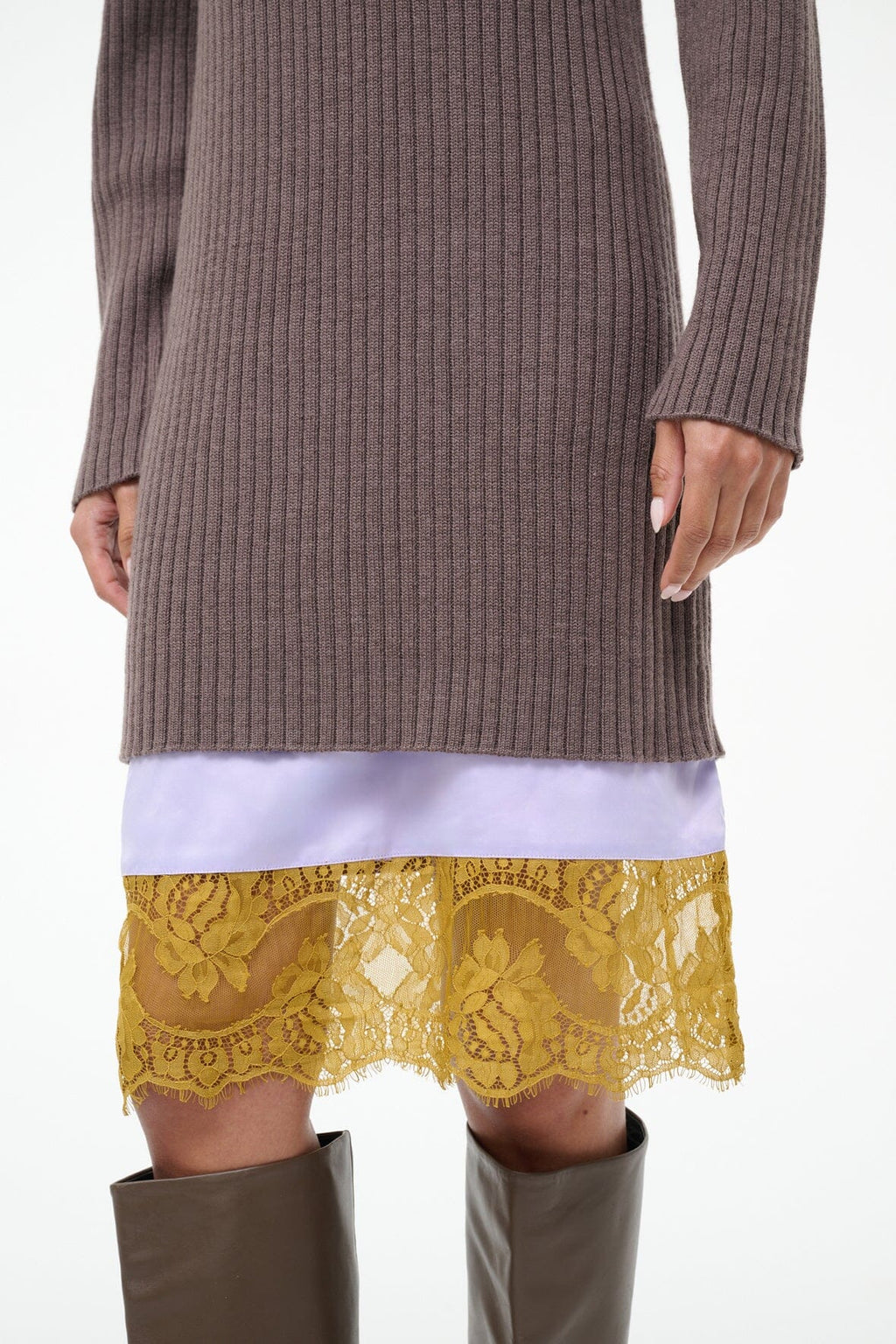 WILLOW SWEATER DRESS | TRUFFLE