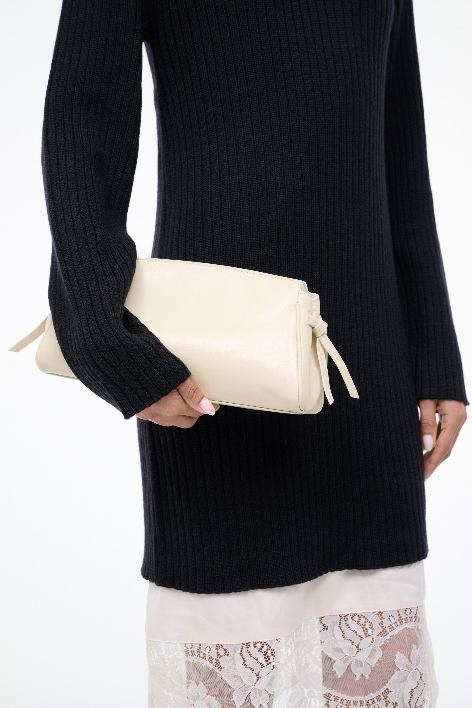 MAUDE CONVERTIBLE CLUTCH | CREAM