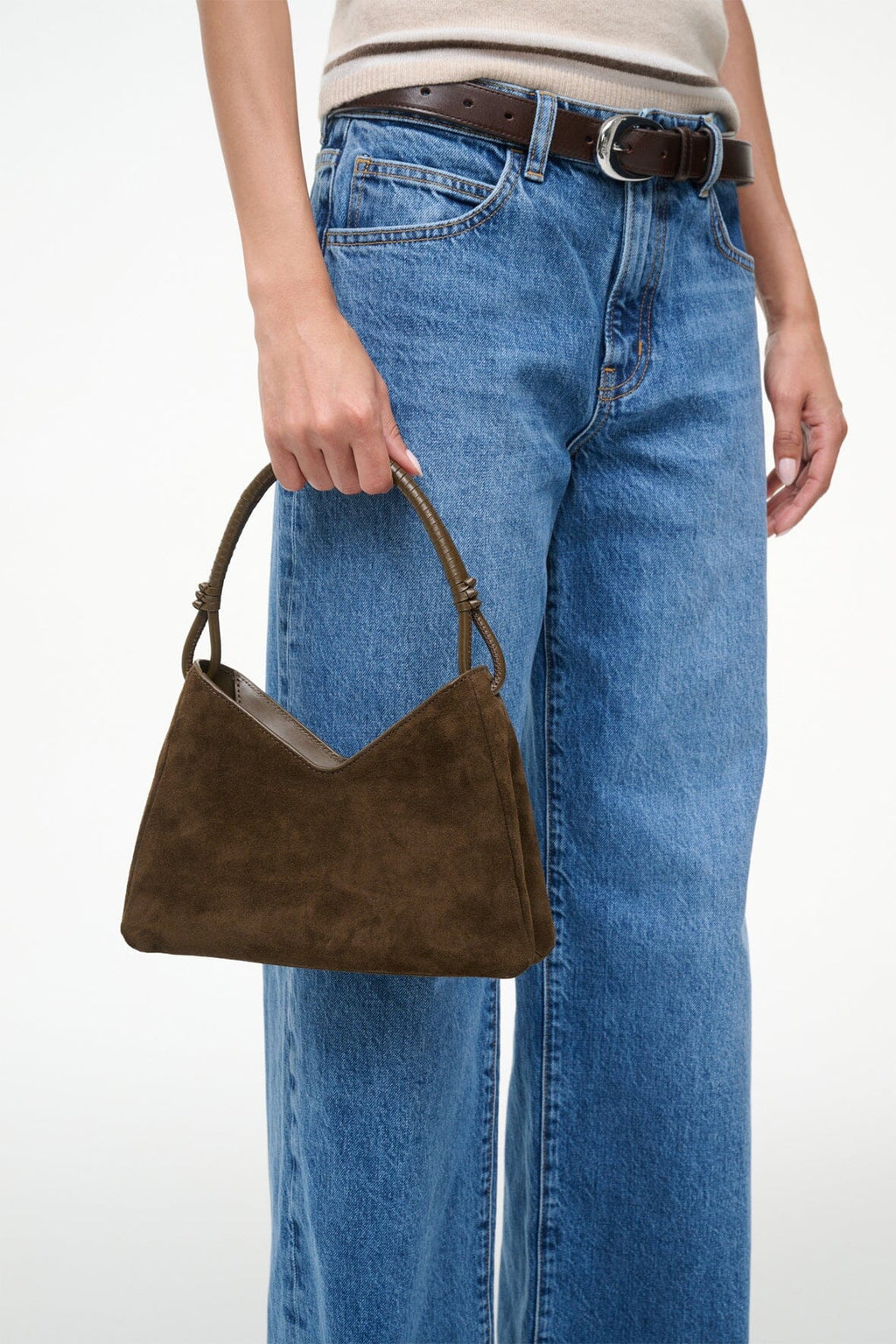 VALERIE SHOULDER BAG | TRUFFLE SUEDE