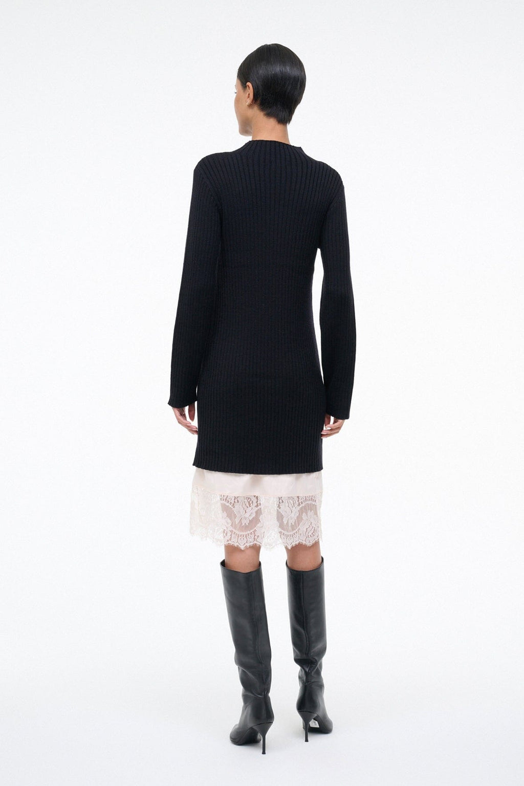 WILLOW SWEATER DRESS | BLACK