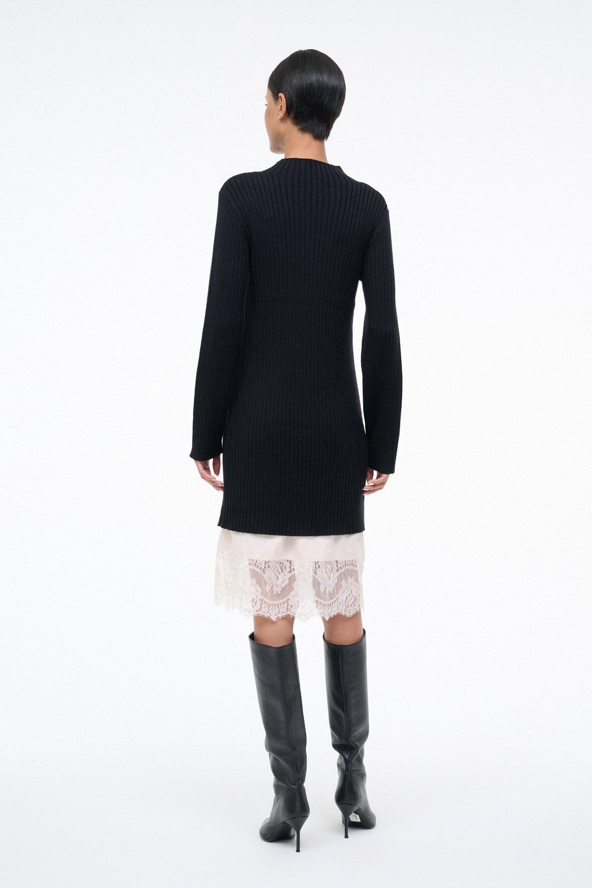 WILLOW SWEATER DRESS | BLACK
