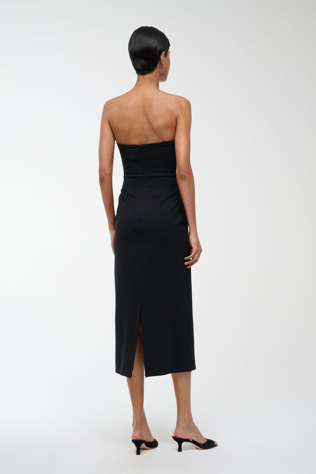BROOKE DRESS | DAHLIA DAYDREAM BLACK