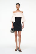 HARPER DRESS | BLACK IVORY