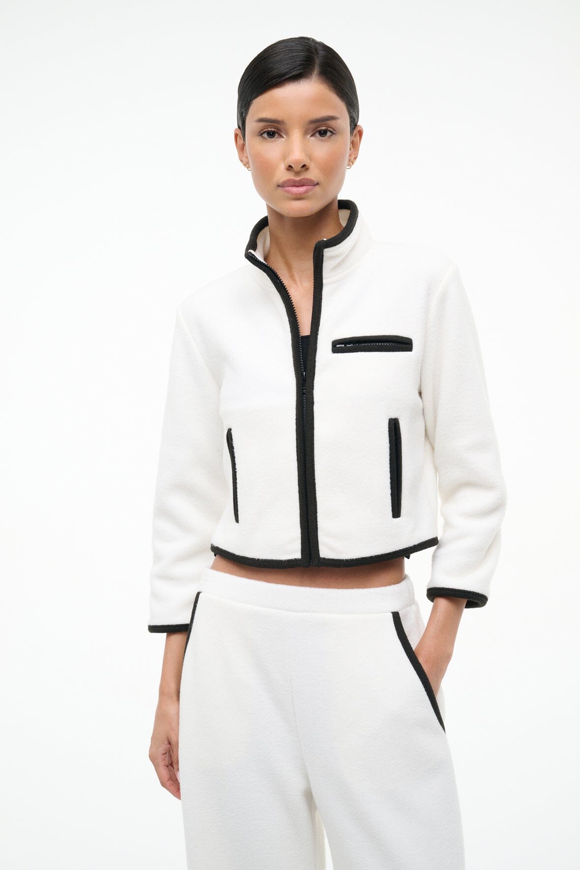 JETER JACKET | IVORY BLACK