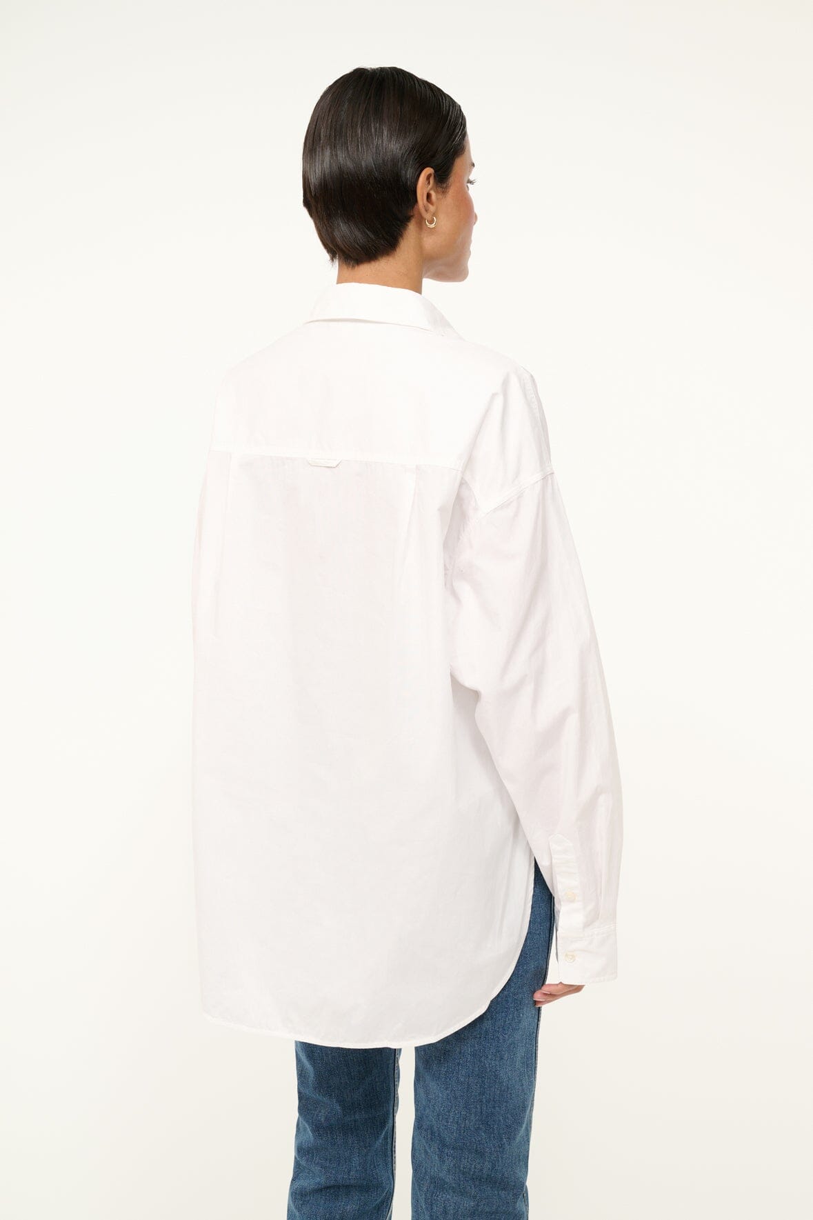 CUSTOM STAUD x C.BONZ CLASSIC OVERSIZED SHIRT | WHITE