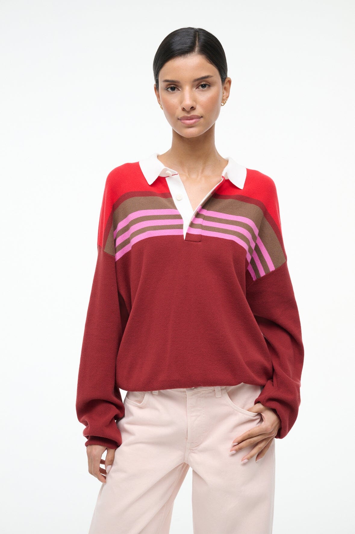 SAIL TOP | CARDINAL MULTI STRIPE