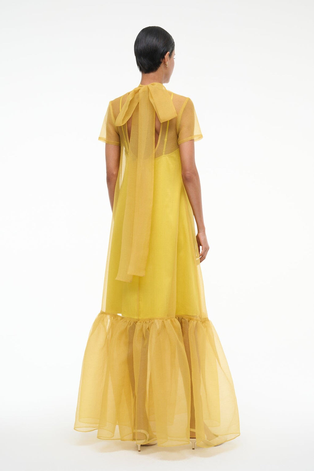CALLUNA DRESS | CHARTREUSE
