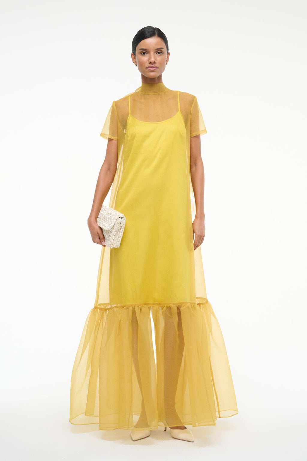 CALLUNA DRESS | CHARTREUSE