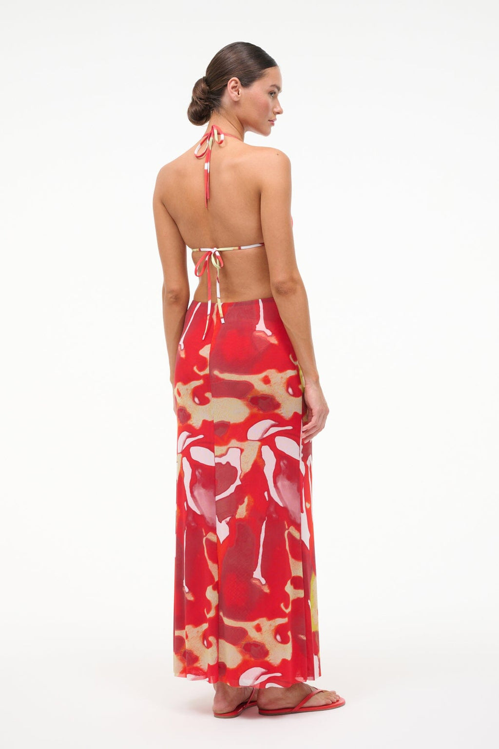 SORAYA MESH SKIRT | RED ZONE