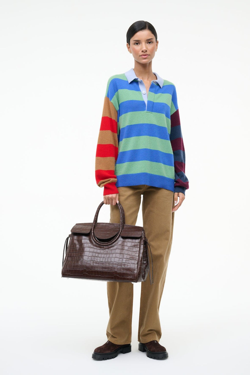 MICHAEL CASHMERE SWEATER | MULTI STRIPE