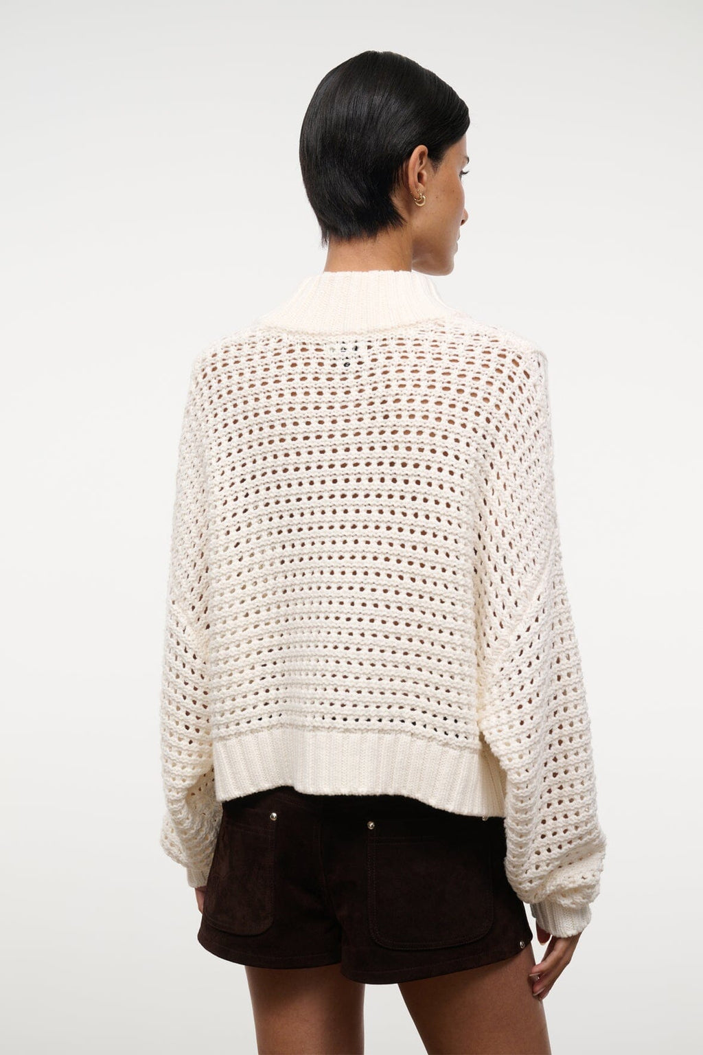 CROPPED HAMPTON SWEATER | IVORY