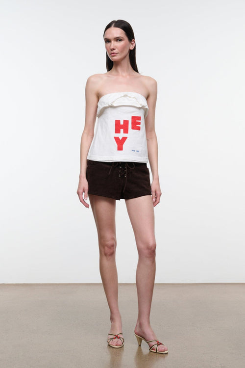 CARRIE MULE | CREAM RED ROSE