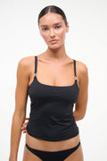 CLEO TANKINI TOP | BLACK