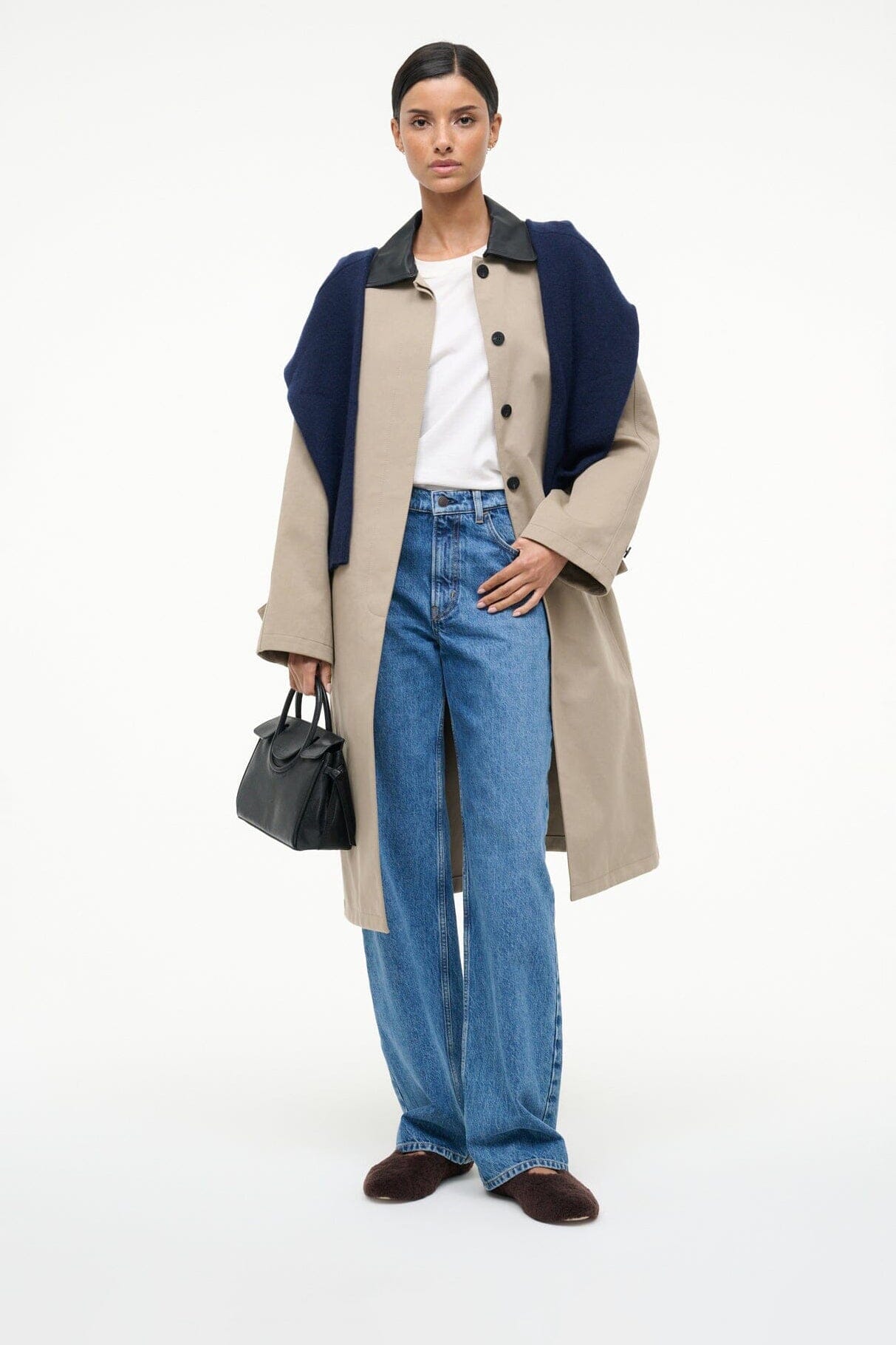 ALBA BALLET FLAT | ESPRESSO SHEARLING