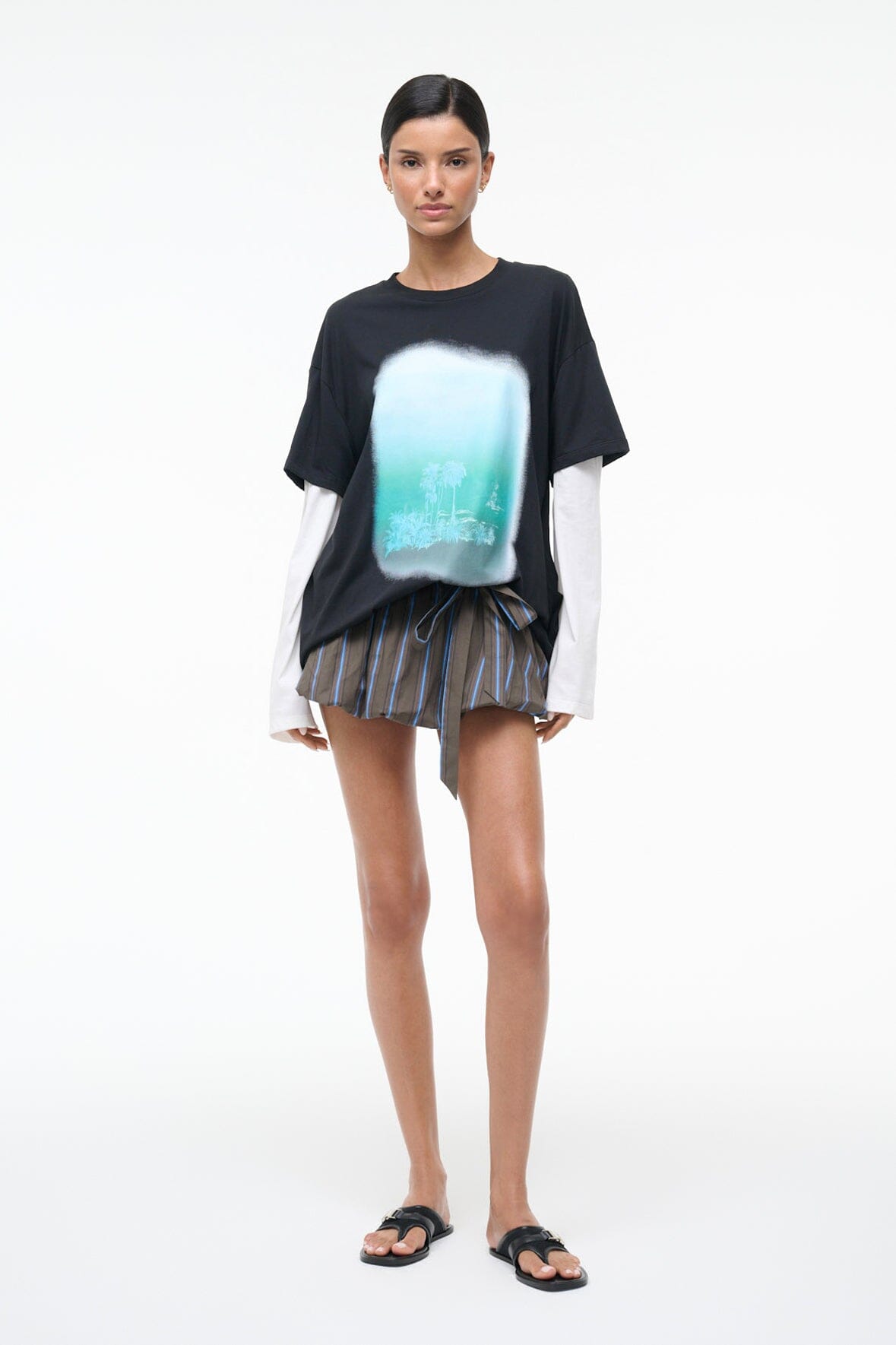 LAGUNA SKIRT | HUNTINGTON STRIPE