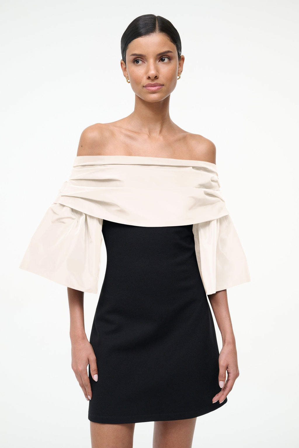 HARPER DRESS | BLACK IVORY
