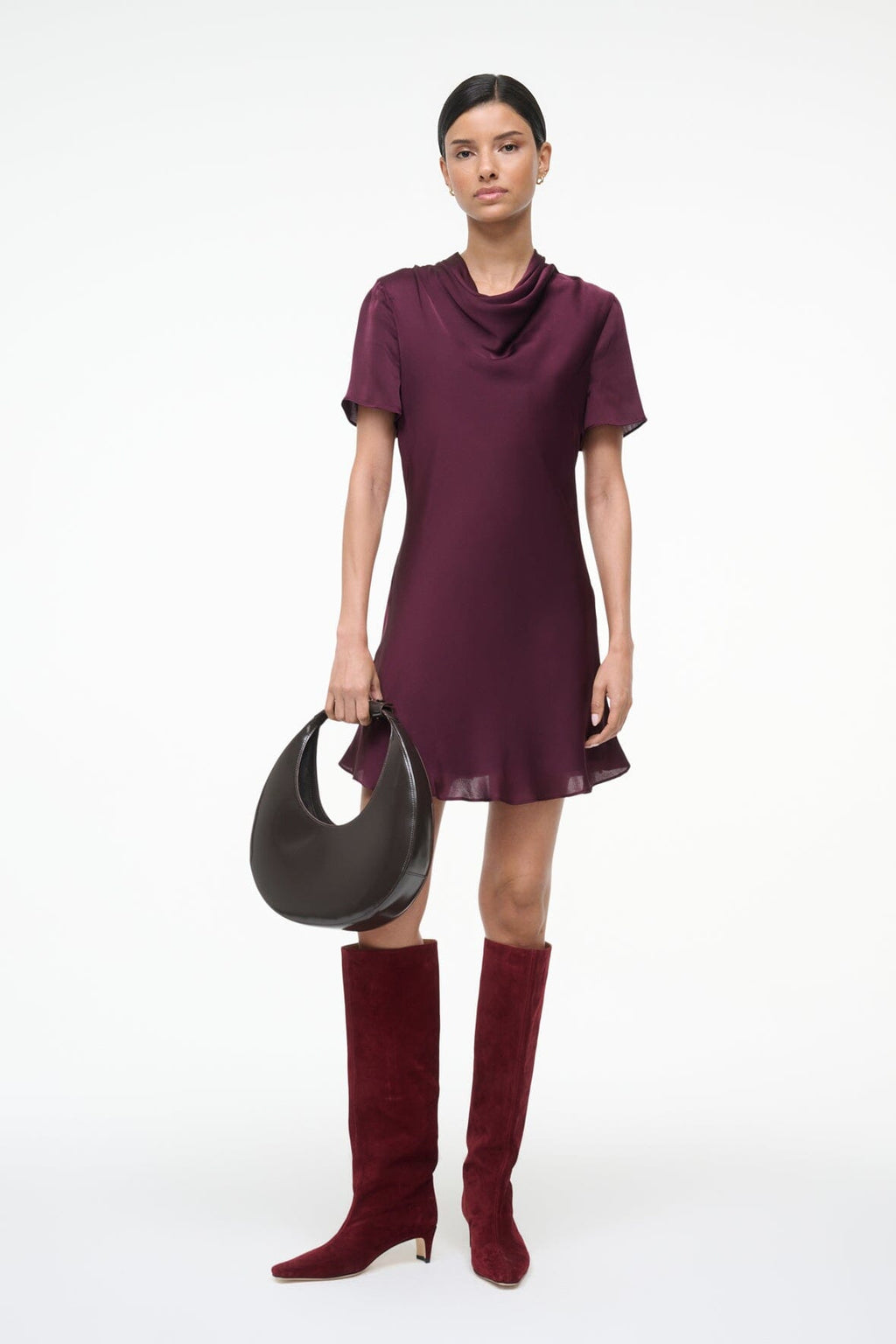IRIS SILK DRESS | SYRAH