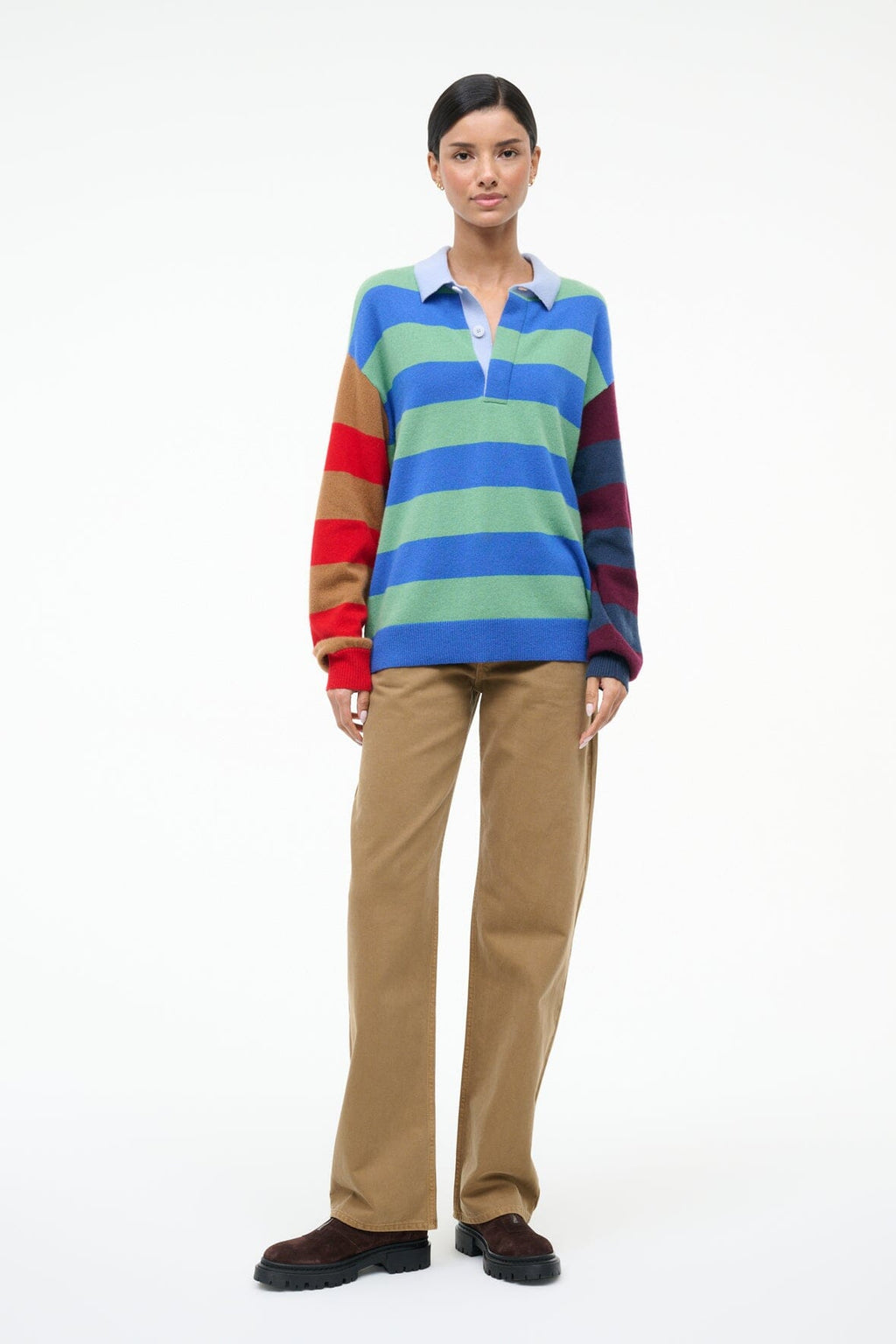 MICHAEL CASHMERE SWEATER | MULTI STRIPE