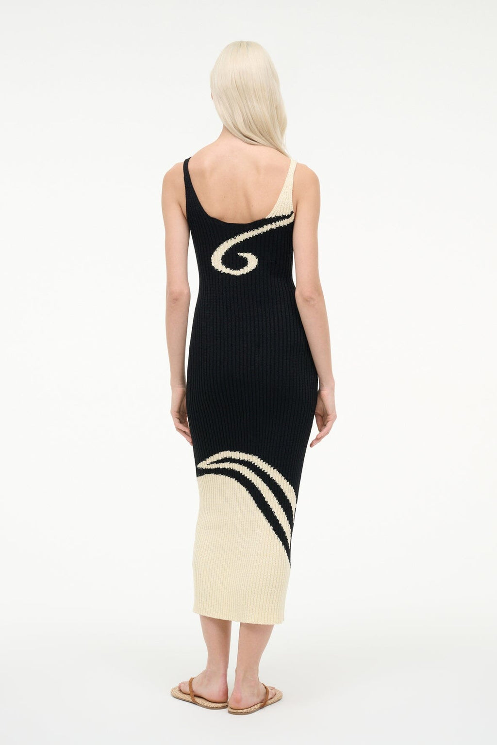 LETA DRESS | BLACK IVORY