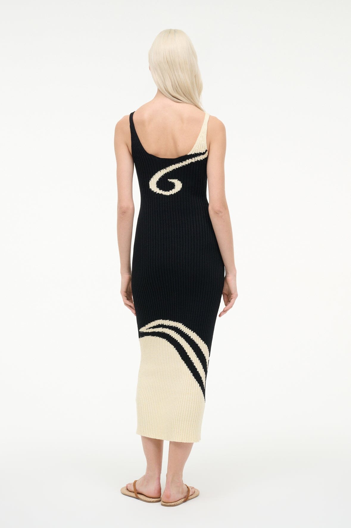LETA DRESS | BLACK IVORY