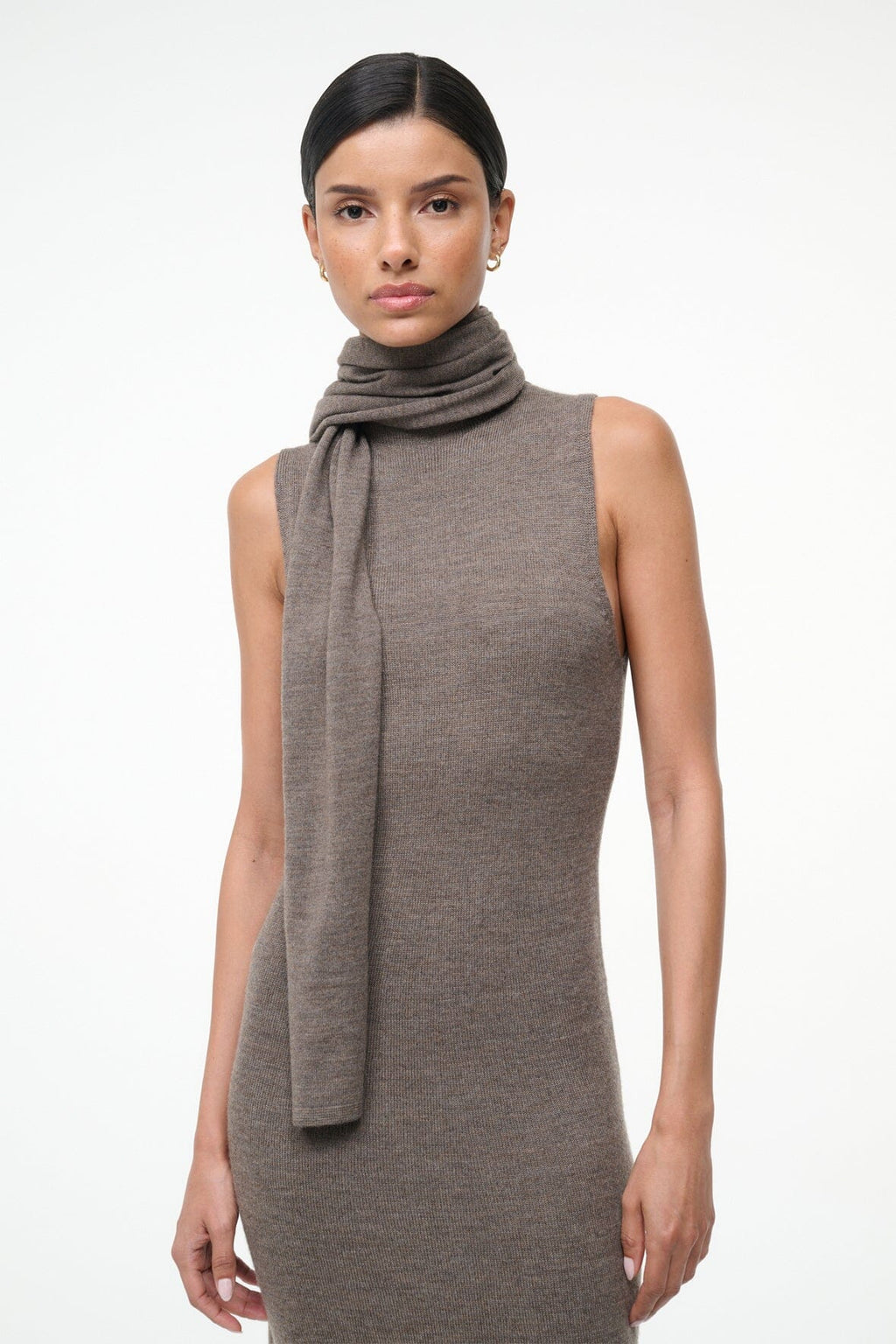CANAL MIDI DRESS | TRUFFLE