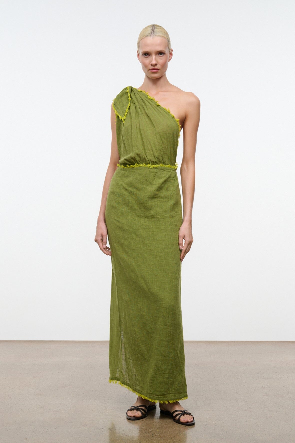 KALIA DRESS | PESTO