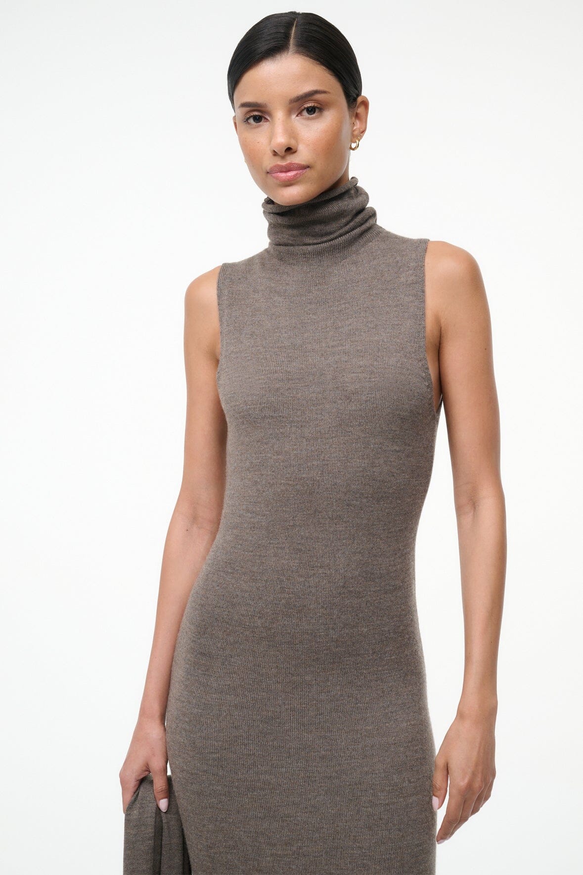 CANAL MIDI DRESS | TRUFFLE