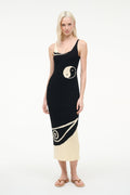LETA DRESS | BLACK IVORY