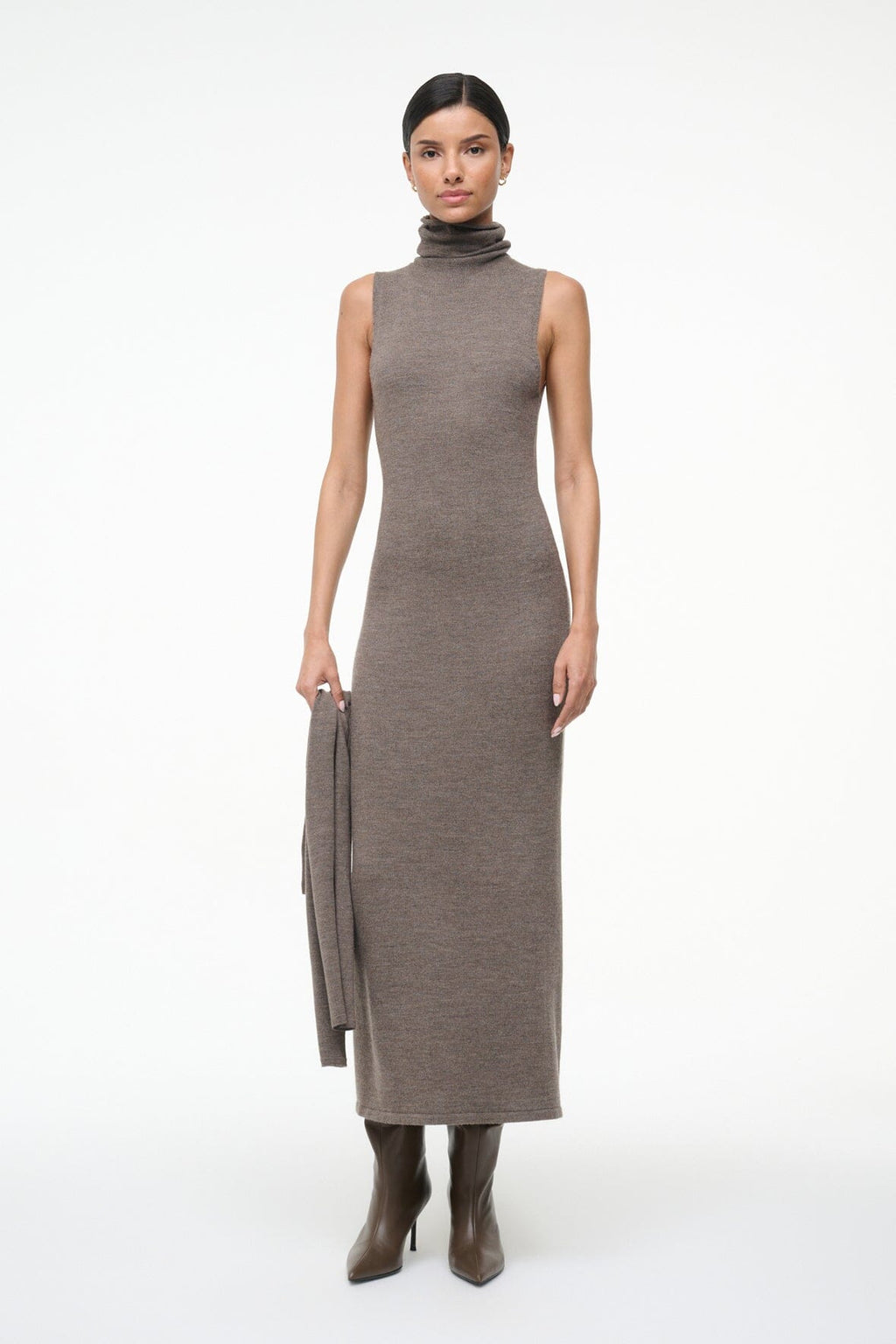 CANAL MIDI DRESS | TRUFFLE
