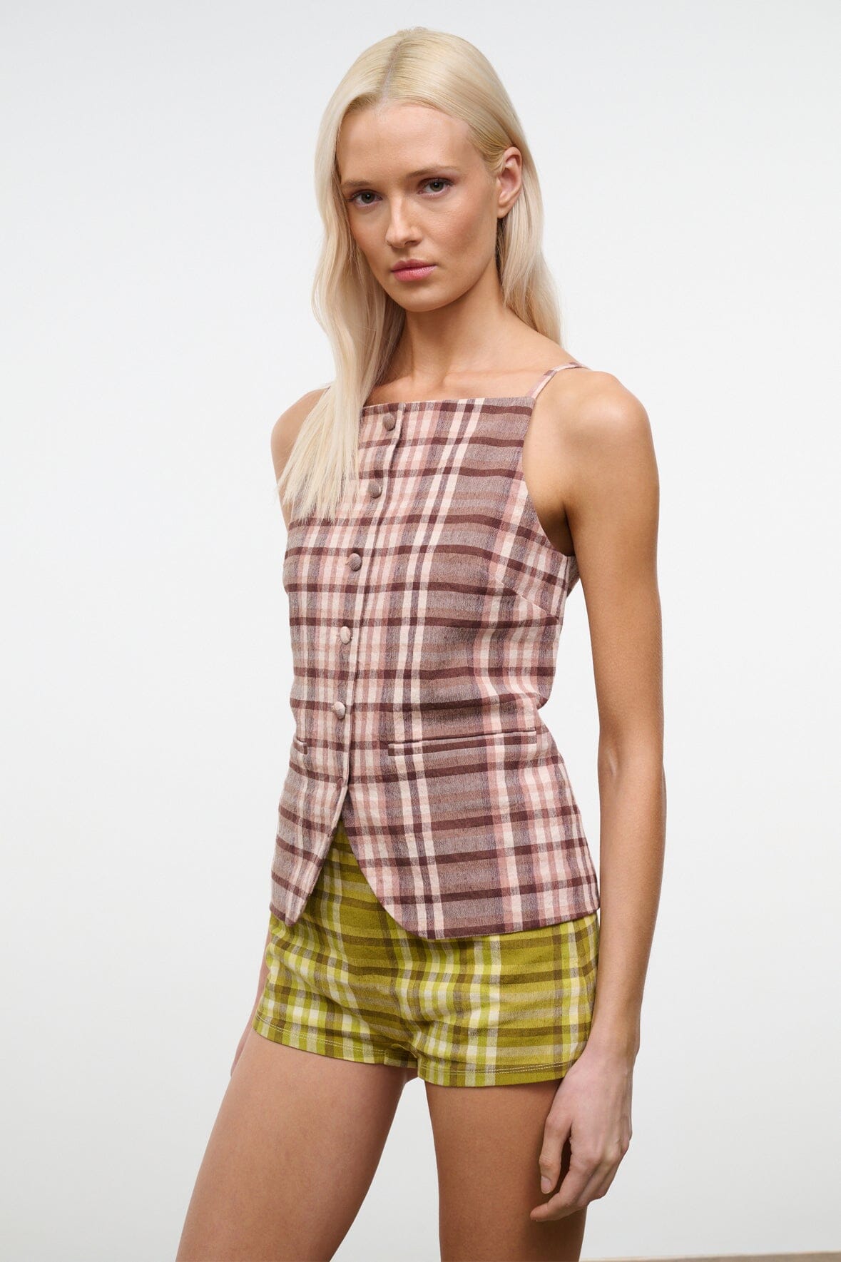 NILO SHORT | PEPPERONCINI PLAID