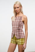 UNA TOP | TUSCANY PLAID