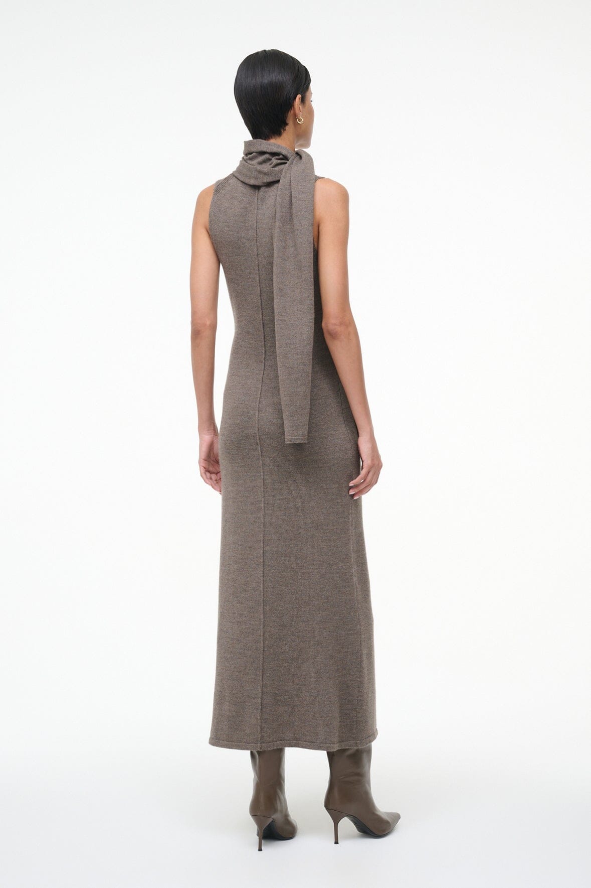 CANAL MIDI DRESS | TRUFFLE