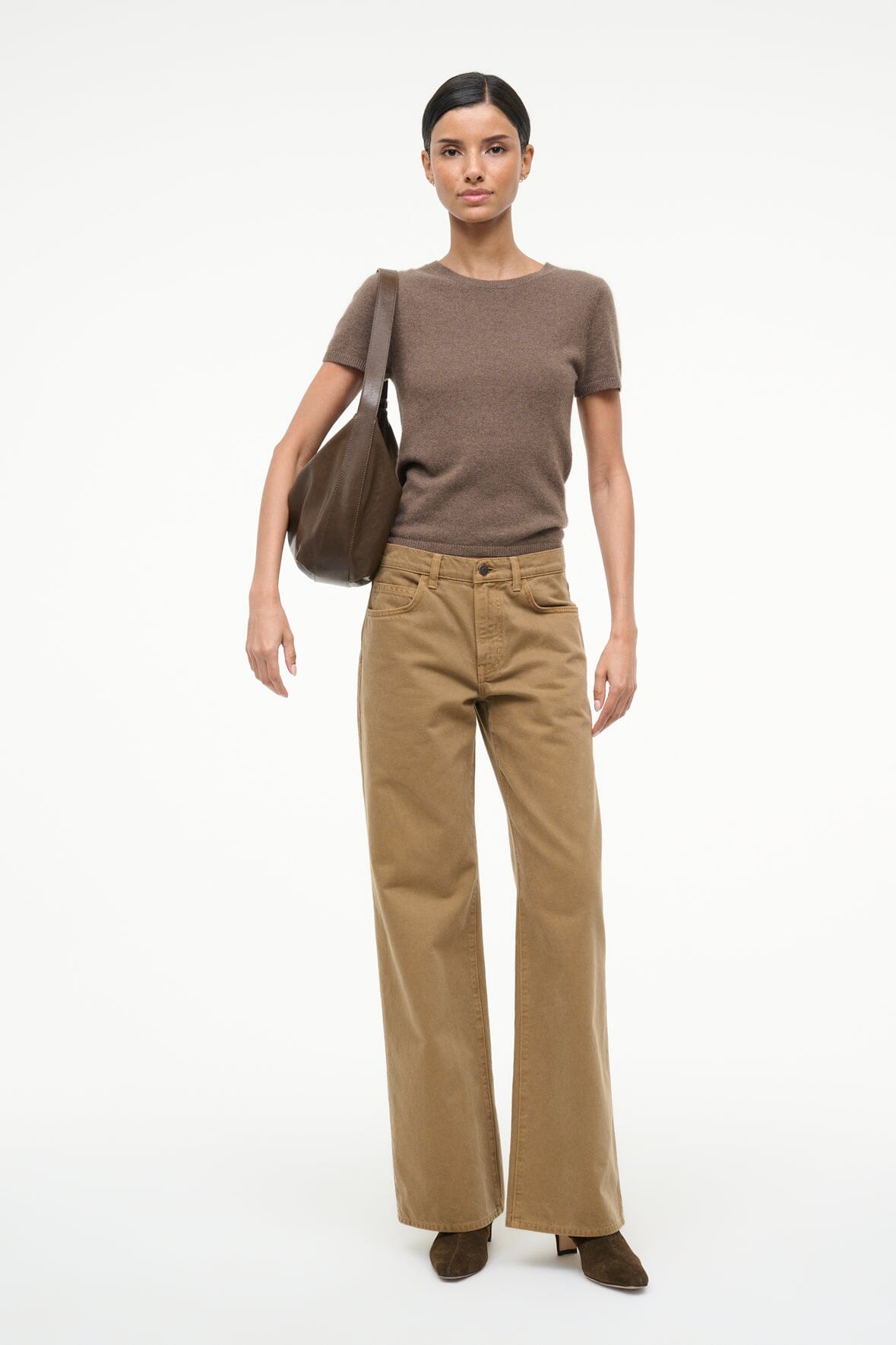LARGE DEMY SHOULDER BAG | TRUFFLE