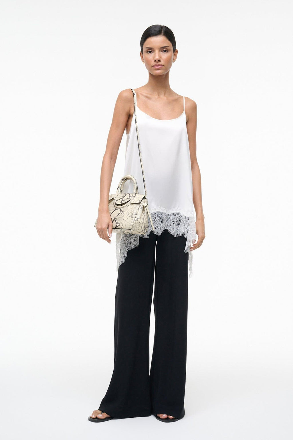 MAUDE MINI CARRYALL | WHITE SNAKE