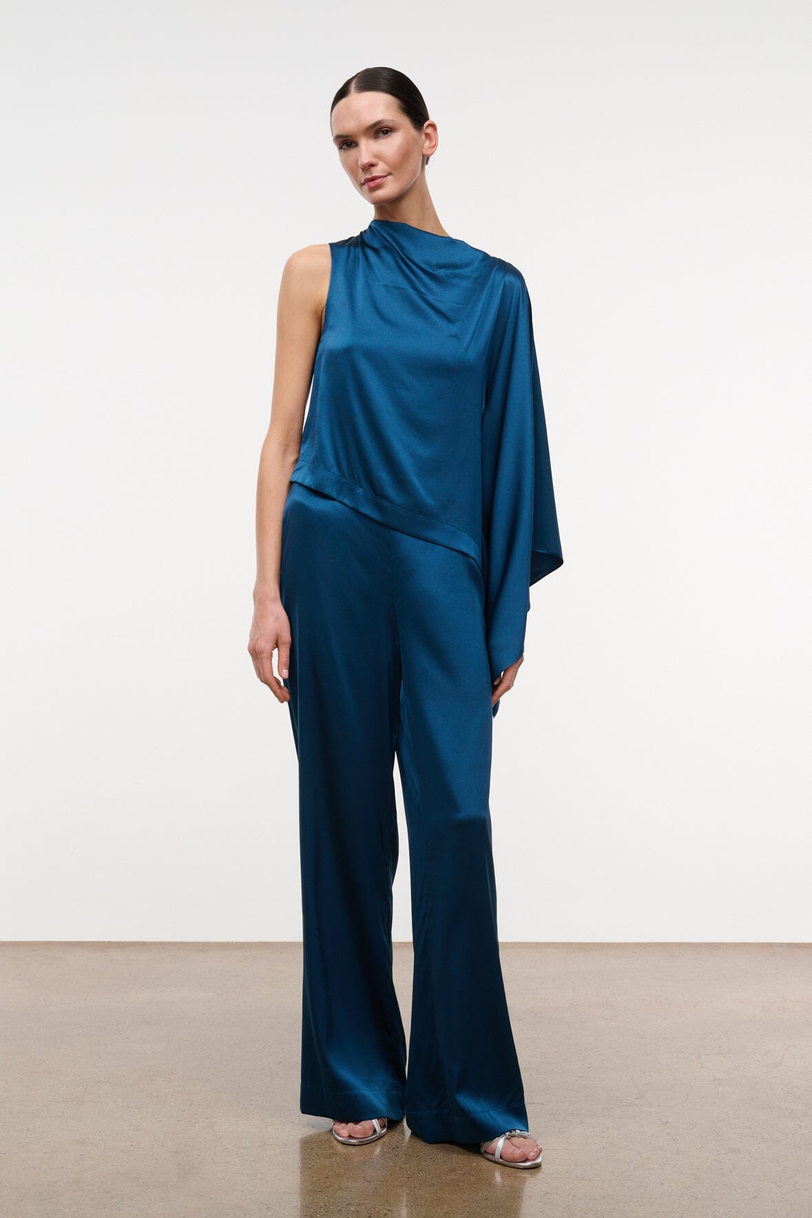 STROLL SILK PANT | HARBOR