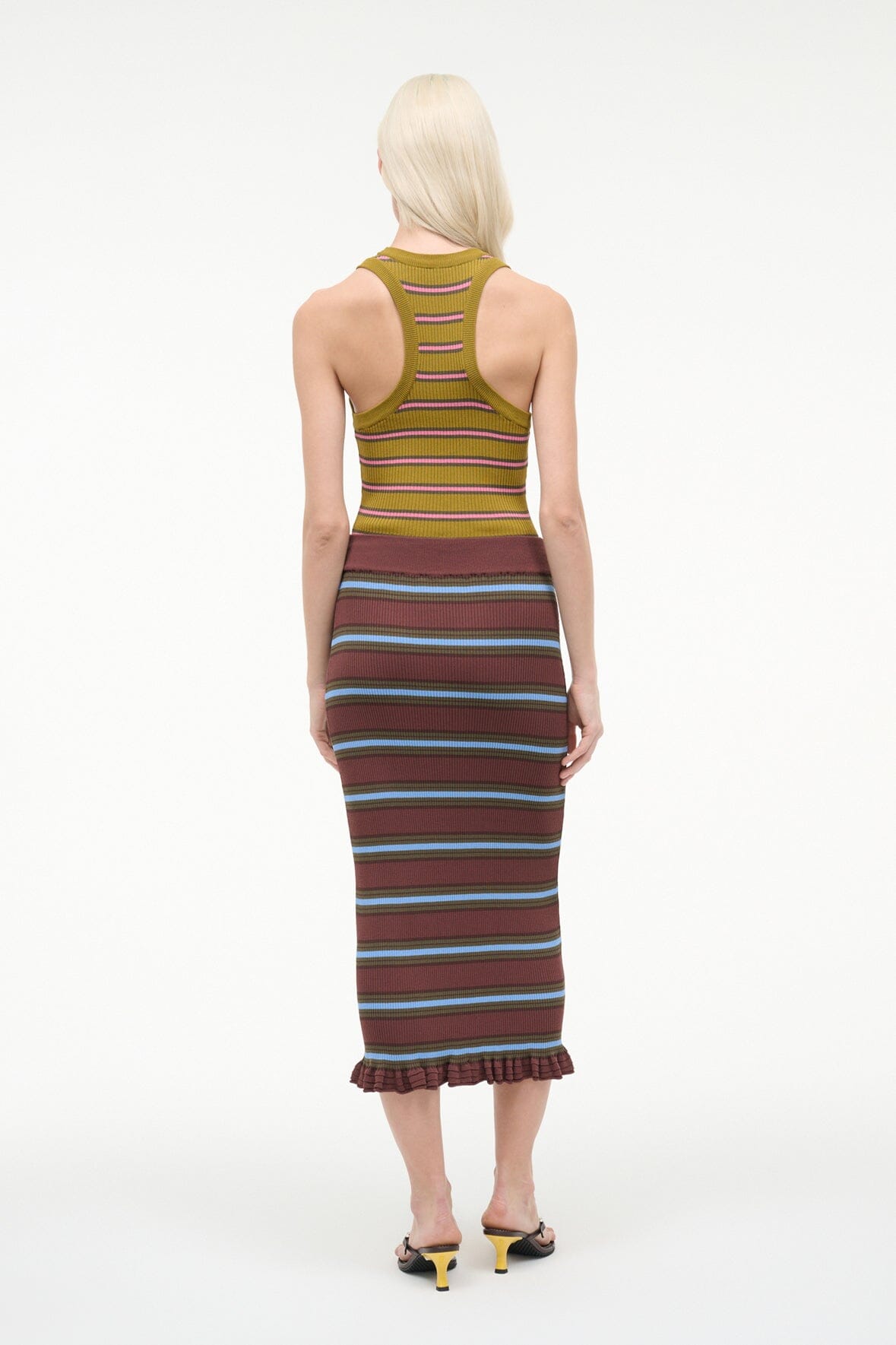 ABBOTT DRESS | REDONDO STRIPE MULTI