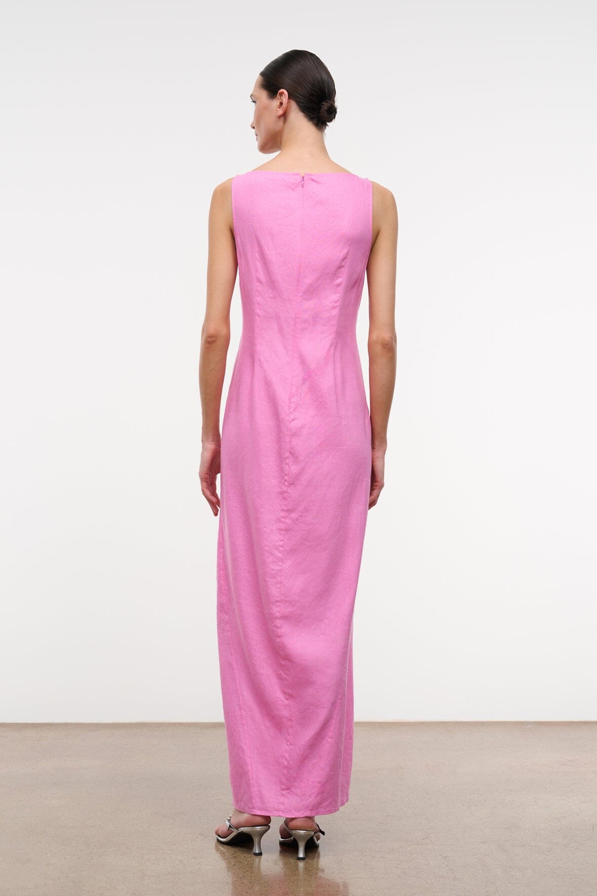 COSTA LINEN DRESS | ORCHID