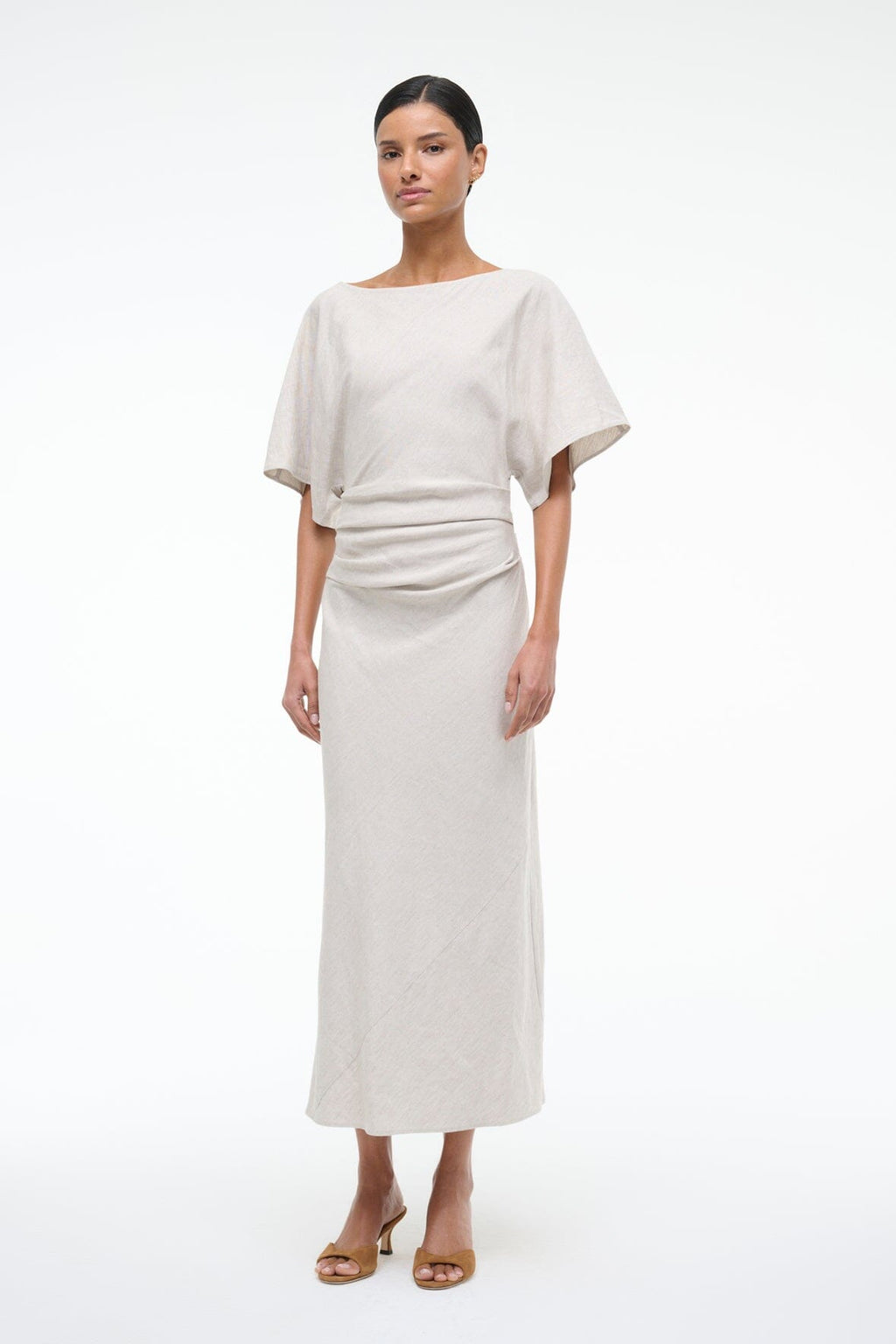 AMELIE LINEN DRESS | NATURAL