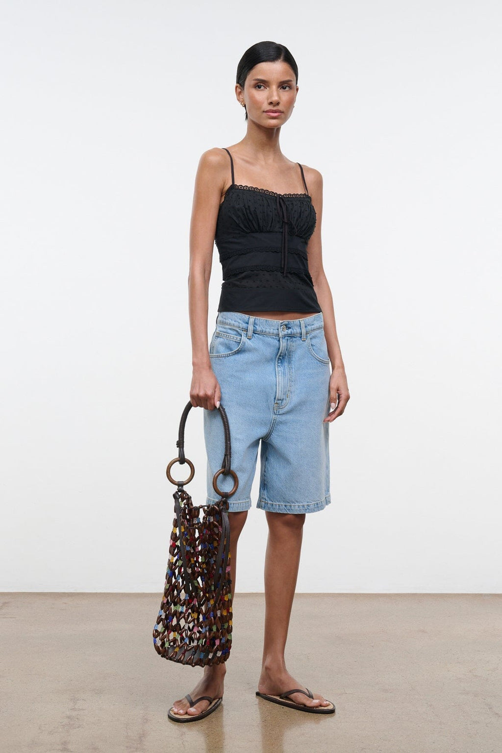 DEL MAR BUCKET BAG | SEA GLASS MULTI