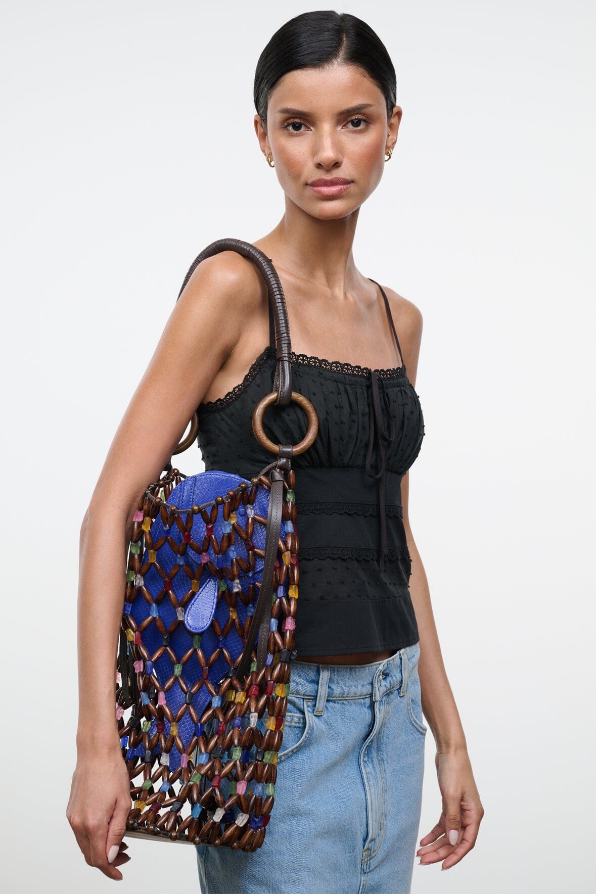 DEL MAR BUCKET BAG | SEA GLASS MULTI