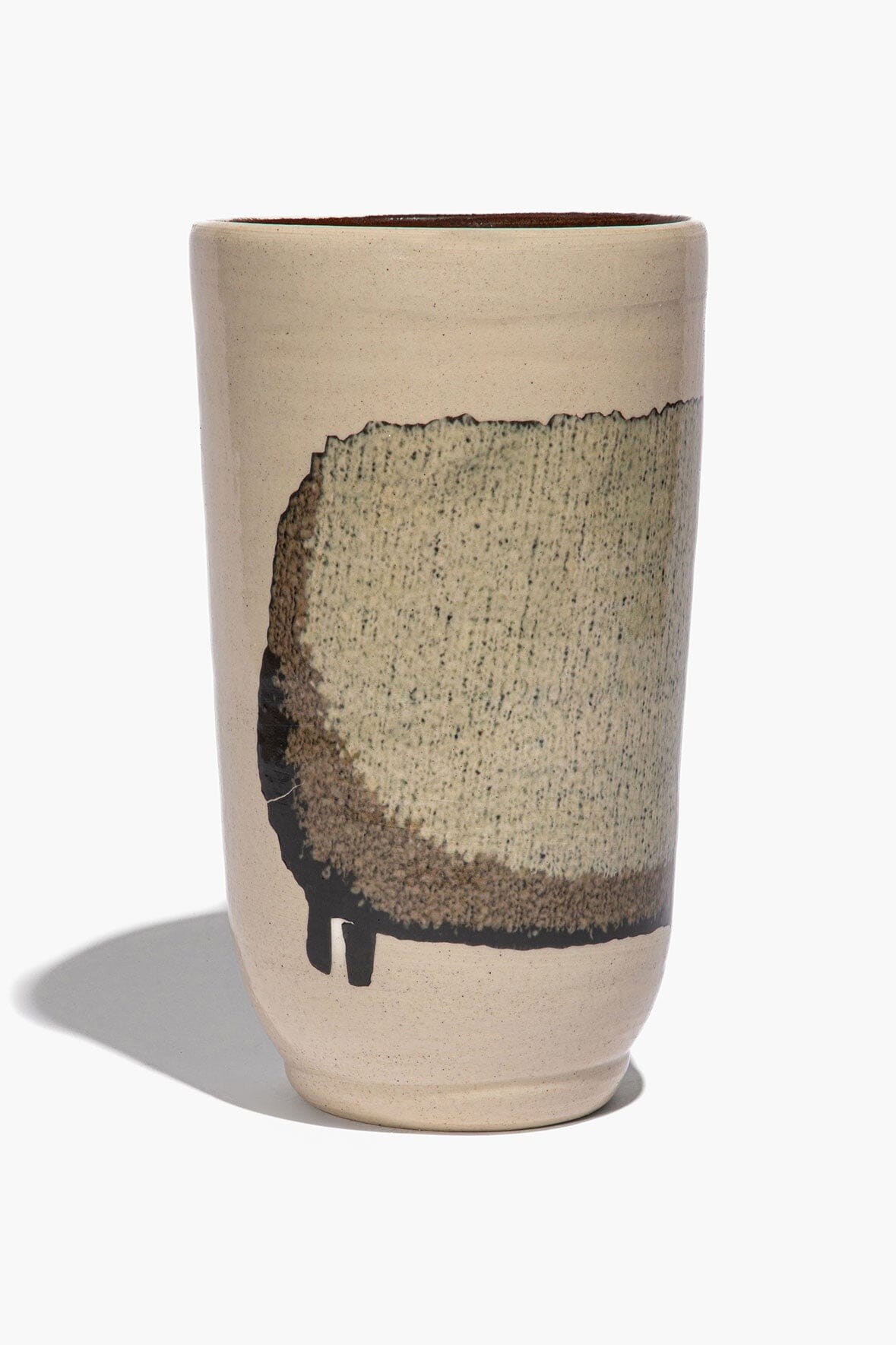 CERAMIC SHEEP VASE | TALL