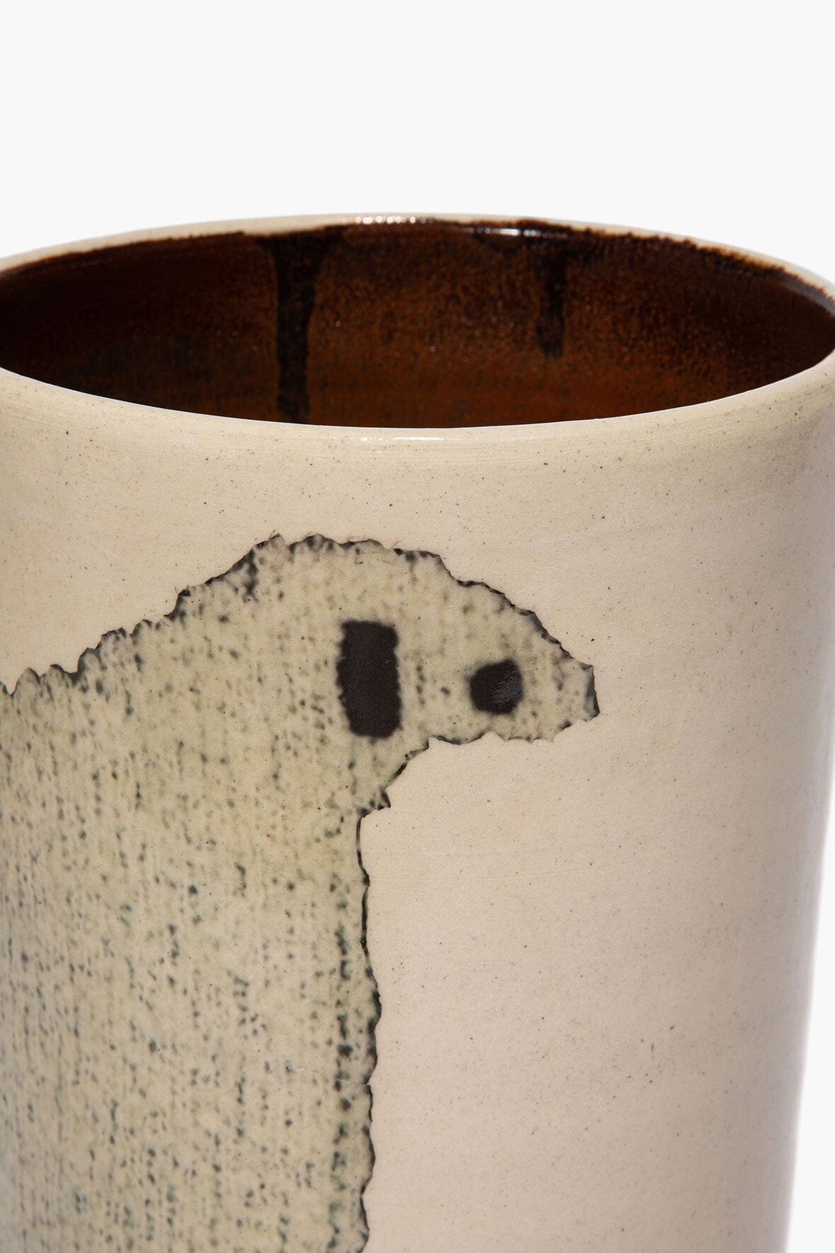 CERAMIC SHEEP VASE | TALL